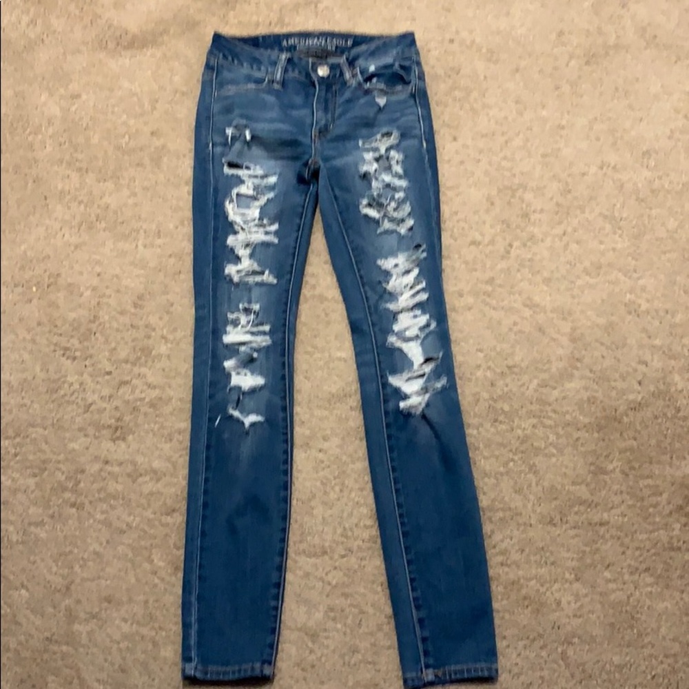 American Eagle ripped  jean Jegging